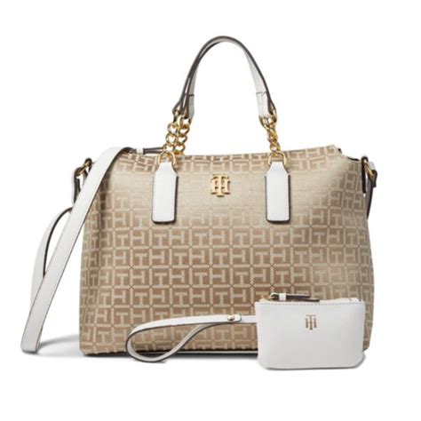 cartera tommy hilfiger mujer blanca